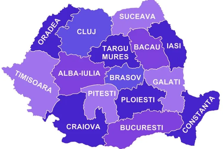 Sunteți de acord cu reducerea județelor de la 42 la 15? - FOTO