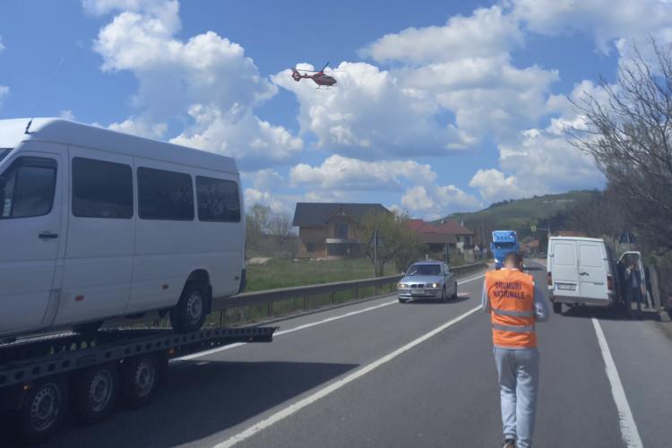 Biciclist accidentat mortal la Căpușu Mare, de o autoutilitara - VIDEO și FOTO