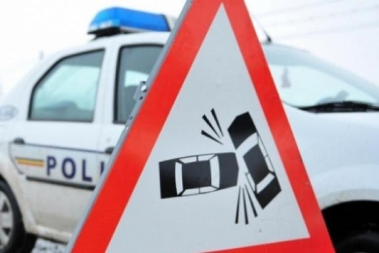 Accident în lanț cu 4 TIR - uri la Hădăreni, la ieșire din Cluj spre Mureș