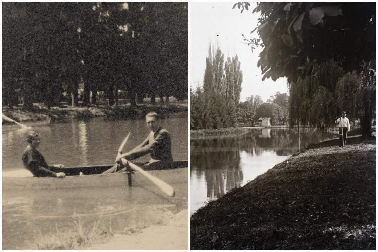 Fotografii cu încărcătură istorică care ilustrează Parcul Central din Cluj, acum mai bine de un secol și nu numai 
