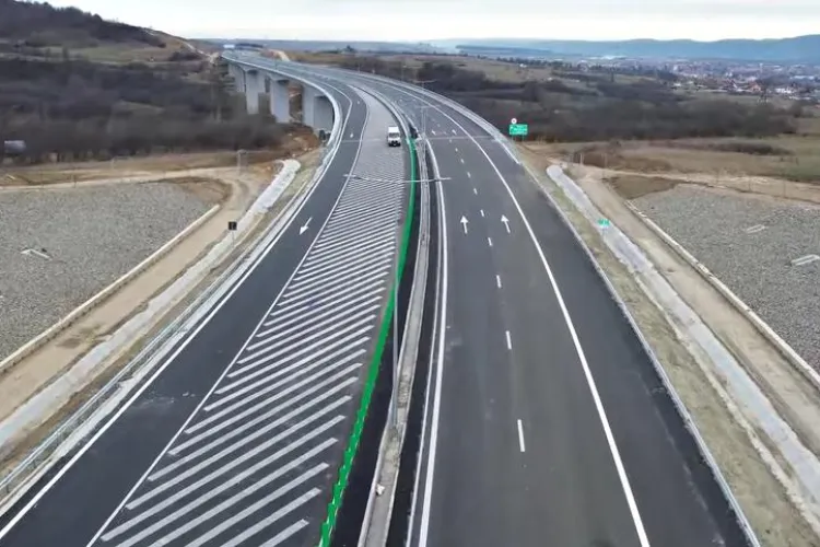 Au terminat autostrada înainte de termen și acum fac recepția tronsonului Sibiu – Boița