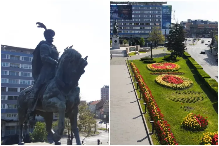 VIDEO. Piața Mihai Viteazu, văzută de sus! Un clujean a surprins, în imagini filmate cu drona, piața de referință a orașului Cluj-Napoca