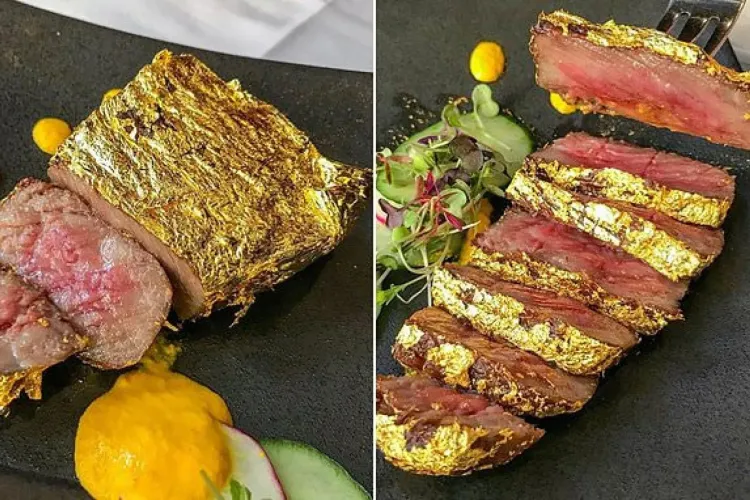 Cât costă de fapt foița de aur cu care un restaurant clujean le fură ochii clienților - FOTO