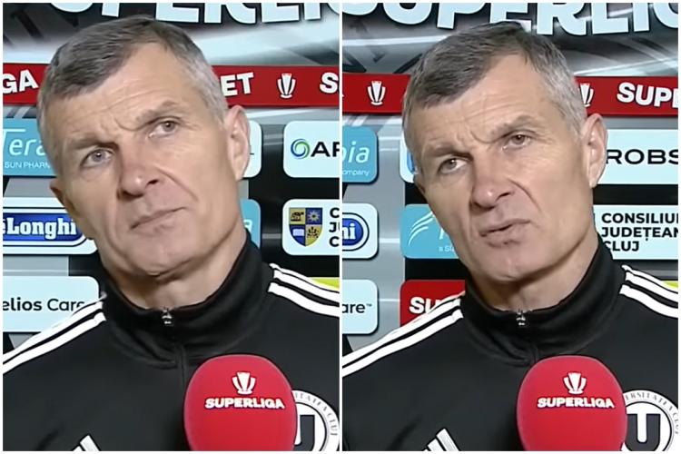 Răsuflu ușurat din partea lui Ioan Ovidiu Sabău după „U” Cluj - CS Mioveni 1-0: „Este greu să joci cu o echipă care este deja retrogradată”