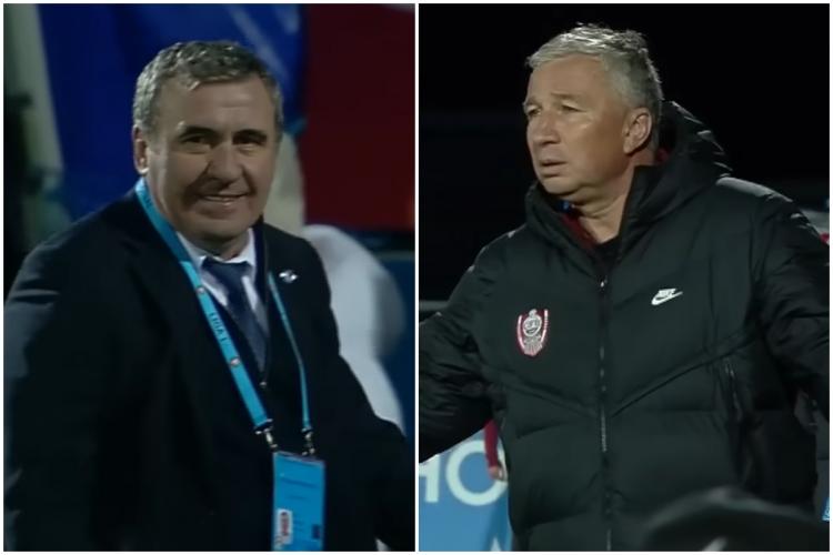 Care a fost reacția lui Gică Hagi după ce Dan Petrescu „l-a lăsat de izbeliște” la finalul meciului Farul - CFR Cluj