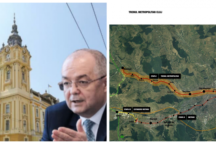 Clujul va avea tren metropolitan! Nu mai este nevoie de o linie de cale ferată în plus, dedicată doar acestui obiectiv
