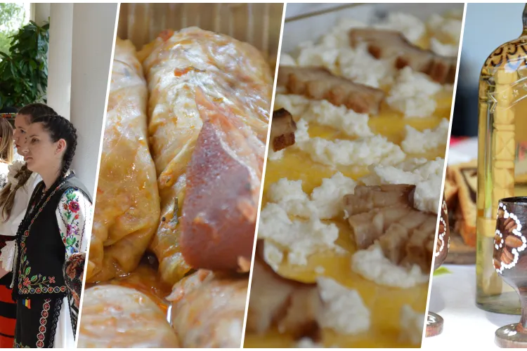 Clujul găzduiește Festivalul Produsului Tradițional. Poți degusta palanețul cu brânză de Mociu sau sarmale cu păsat de Vama Oaș - FOTO