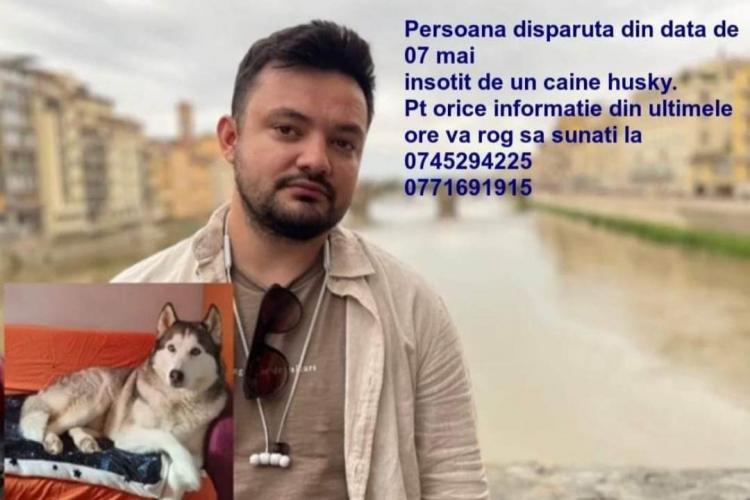Cunoscuții tânărului din Cluj-Napoca, care a dispărut duminică, îi roagă pe clujeni să participe la acțiunile de căutare a bărbatului