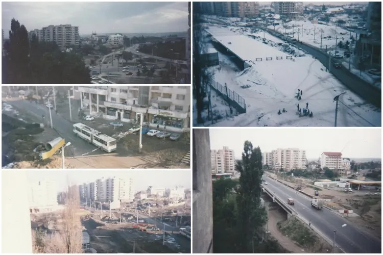 „Aveam praf de la șantier până și în dulapuri”. Podul din Mărăști, în diferitele etape de construcție din anii ‘90. Relatările clujenilor sunt uluitoare