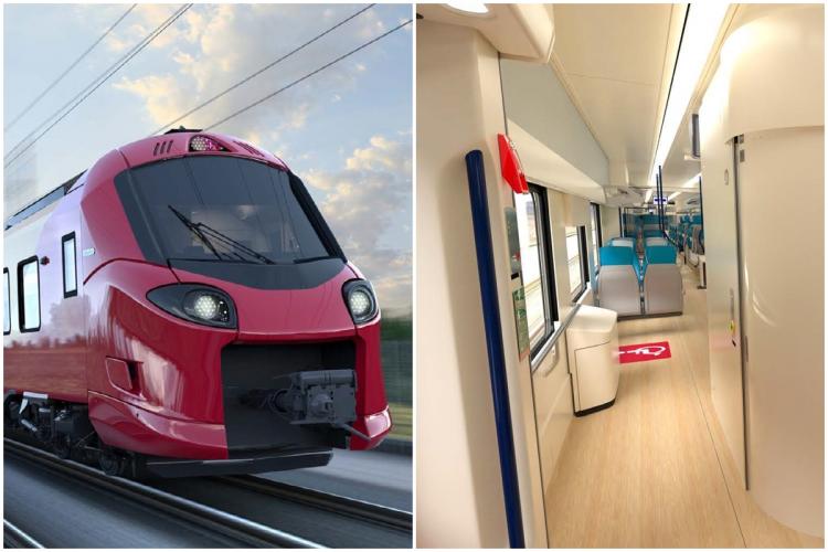 FOTO. Cum arată noile trenuri Alstom Coradia și când vor începe să circule pe șinele din România? Clujenii vor putea beneficia de două rute
