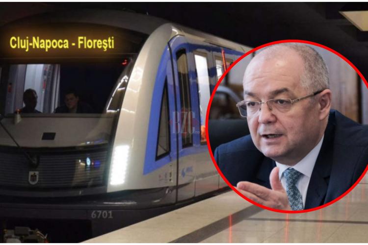 Boc susține că proiectul metroului e în grafic, dar nu se grăbește să semneze contractul