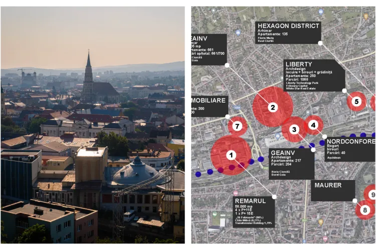 Viitorul orașului Cluj-Napoca, pus în pericol de proiectele imobiliare gigant? Clujean: „Viitorul arată mai prost, cu un oraș și mai înghesuit”