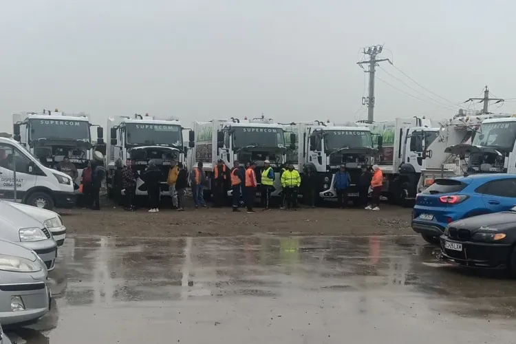Grevă la Supercom! Firma de gunoi Supercom Cluj nu mai are bani de salarii - FOTO