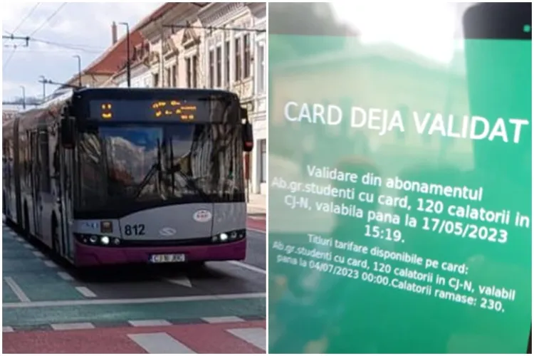 „Card deja validat” - Clujean indignat, pe motiv că a primit amendă după ce a schimbat autobuzul, fără să își valideze cardul de călătorie din nou