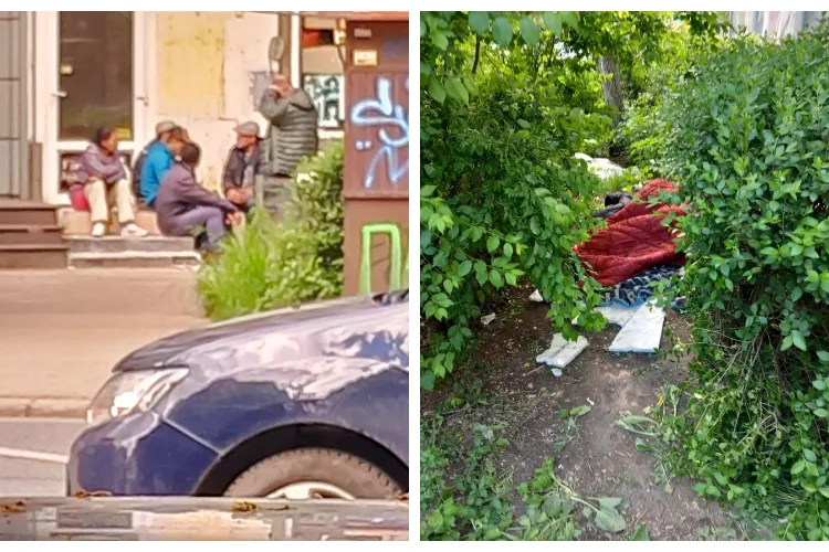 Imagini deplorabile în Cluj: 4 săli de jocuri și mulți oameni ai străzii pe Bulevardul Nicolae Titulescu: „Se sună zilnic la Poliție, degeaba”