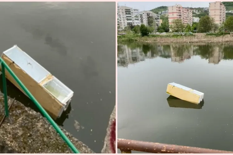 Ce mai aruncă clujenii în Someș: ”Vezi că ai uitat ciorba în frigider!” - FOTO