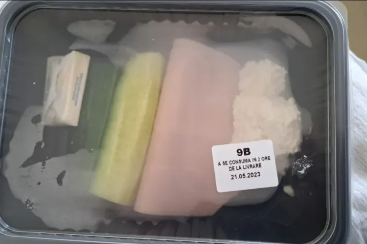 FOTO. Ce mâncare primesc pacienții unui spital renumit din Ardeal: „Cred că vor să ne îngrașe”