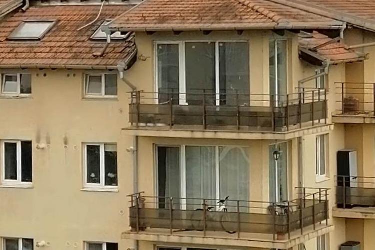 Au fost amendați părinții copiilor care alergau pe acoperișul unui bloc din Florești. Minorii au fost surprinși de o femeie