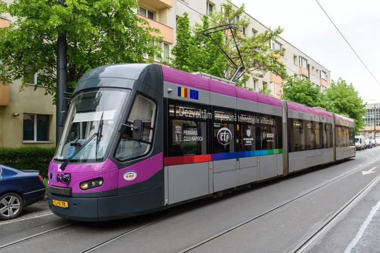 Bosch echipează un tramvai din Cluj-Napoca cu un sistem de siguranță de ultimă generație, de coliziune frontală - Galerie FOTO