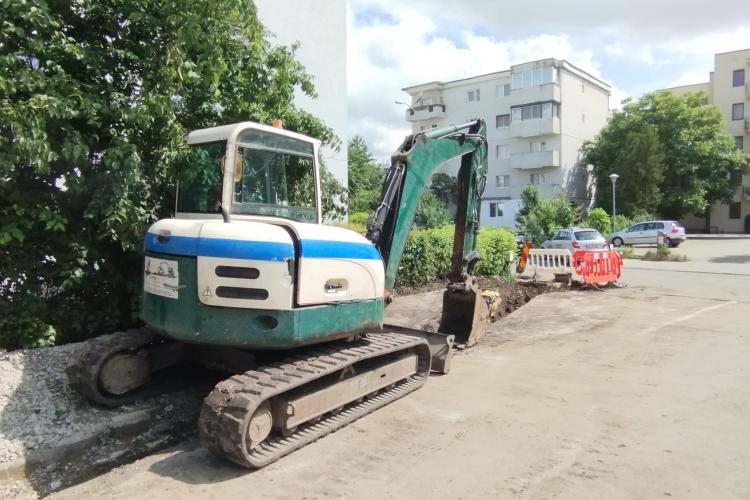 Se schimbă conductele de apă și canalizare pe mai multe străzi din Cluj-Napoca