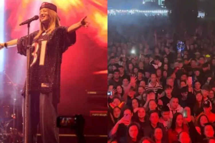 Cum a apărut Delia Matache la concertul de la Năsăud, în Ardeal, unde a primit critici de la oameni - VIDEO