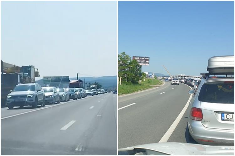 VIDEO. Minivacanța de 1-5 iunie a paralizat traficul din Gilău. Zilele libere au mutat coloanele din Cluj-Napoca în jurul orașului 
