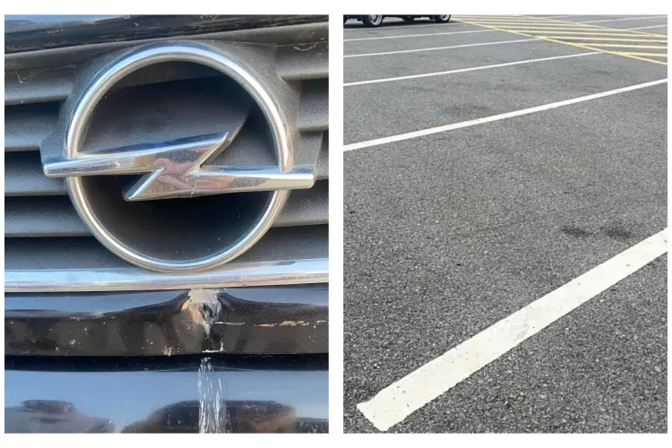 O studentă din Cluj și-a găsit mașina lovită, vinovatul n-a avut bunul simț să lase un număr de telefon: „Data viitoare lasă de un pachet de țigări măcar”