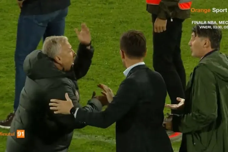 De ce a făcut scandal Dan Petrescu la finalul meciului CFR Cluj - Farul! A fost furios că Farul a jucat cinstit?