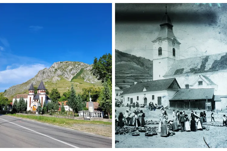 Fotografii vechi, de peste 100 de ani, spun povestea „diamantului” turistic al Ardealului! Comuna are de 100 de ori mai mulţi vizitatori decât locuitori