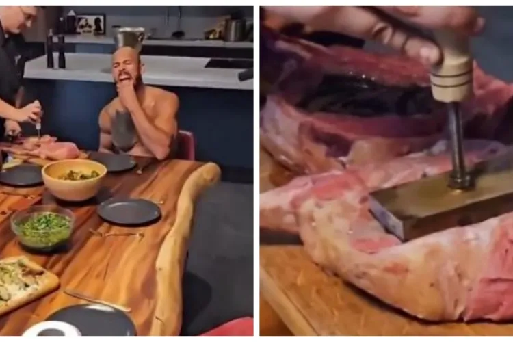 Frații Tate sfidează pe toată lumea din arestul la domiciliu! Le gătește un chef carne cu numele lor ștampilat pe friptură