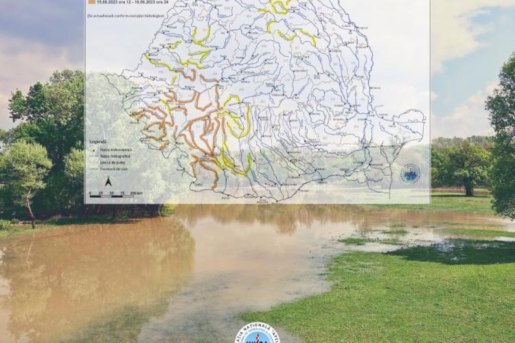 Arealul Someș-Tisa, sub incidența codului galben hidrologic din nou: „Ne putem aștepta la inundaţii locale și creșteri de debite”