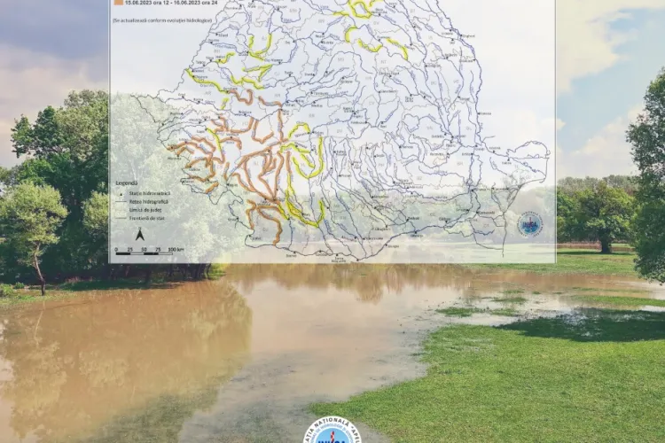 Arealul Someș-Tisa, sub incidența codului galben hidrologic din nou: „Ne putem aștepta la inundaţii locale și creșteri de debite”