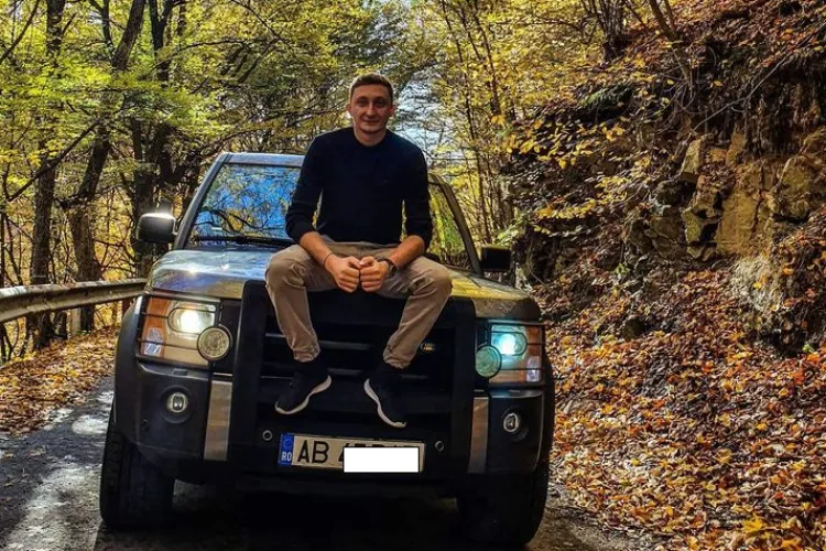 Cine e tânărul erou care a salvat șoferul al cărui camion a luat foc pe autostrada A10, lângă Alba Iulia - FOTO