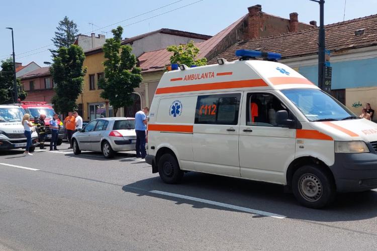 Accident pe strada Moților - VIDEO