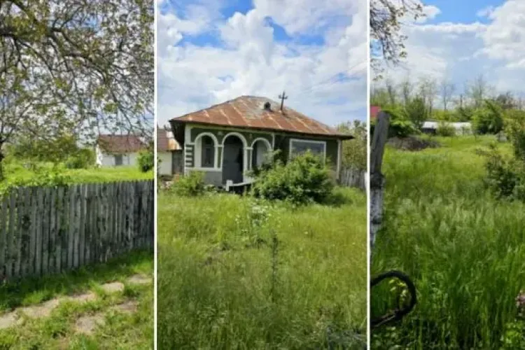 În ce localitate din România poți cumpăra o CASĂ cu 2000 de euro. Are și teren de fermă lângă - FOTO