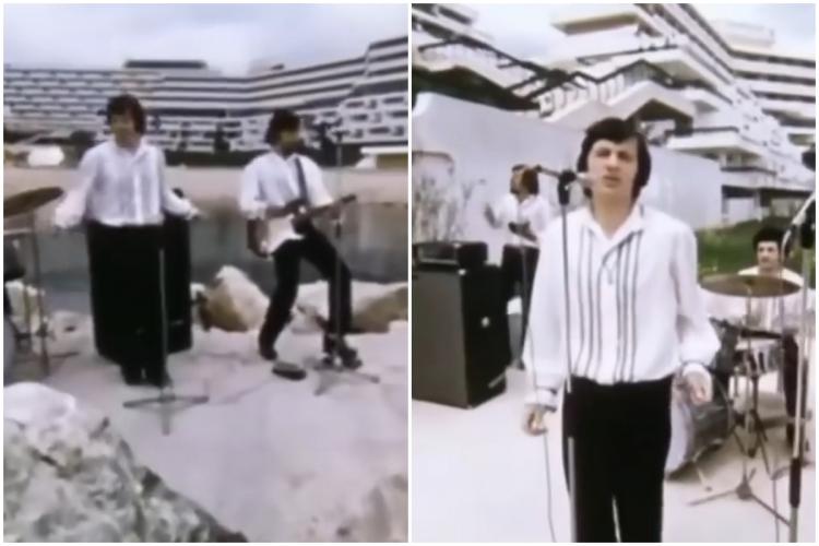 Imagini inedite cu formația Phoenix cântând în fața Amfiteatrului din Olimp, acum mai bine de 50 de ani - VIDEO