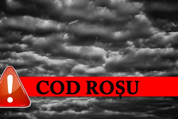 S-a emis mesaj RO-ALERT - COD ROȘU de ploi torențiale în mai multe localități din Cluj! O locuință a fost inundată la Ciucea