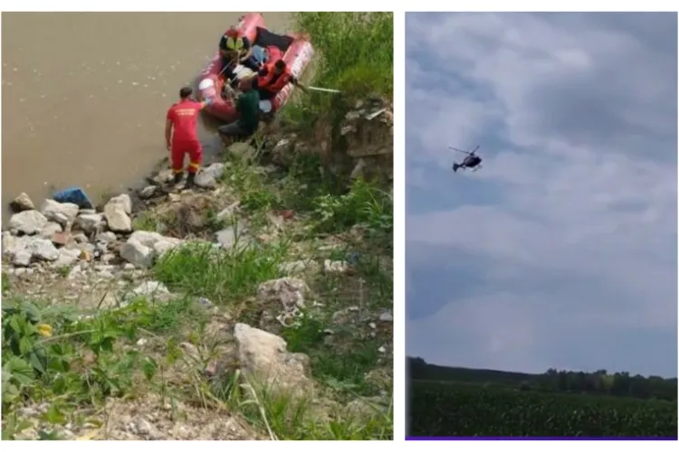 Tânăr de 19 ani, căutat de scafandrii din Satu Mare, după ce a plonjat cu maşina în râul Someş