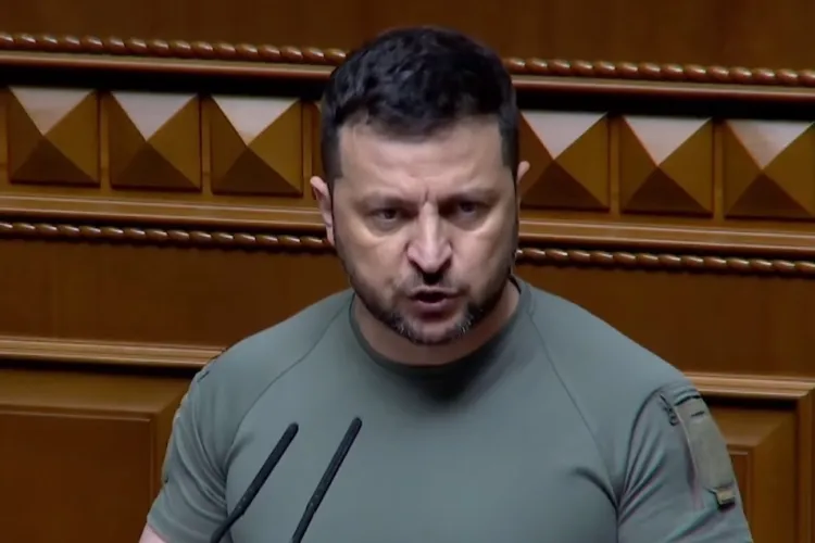 Președintele Ucrainei, Volodimir Zelenski, către Rusia: „Unde vor cădea armele voastre chimice?”