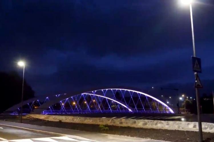 Un pod cu lumini va fi inaugurat la Cluj-Napoca, zilele următoare