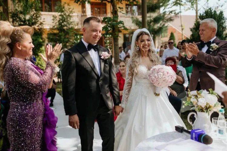 Vlăduța Lupău a eclipsat mireasa, la cea mai mare nuntă din Vestul țării, la fiica lui Florin Generalul - FOTO