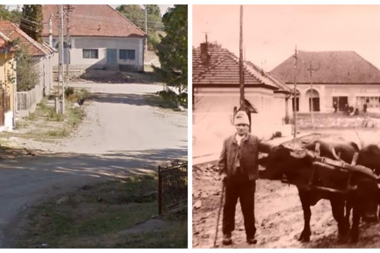 Clujul vechi și nou! Fotografie din Căpușu Mare, de acum 60 de ani și de azi - FOTO