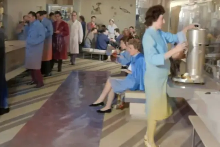 Imagini cu magazinul ”Cafea”, din Clujul anilor 60. Observați eleganța oamenilor? - FOTO