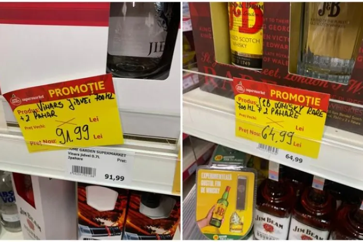 S-a terminat cu înșelătoria practicată de hypermarketuri, unde erau două prețuri pe produse, iar cel real era scris mic de tot 