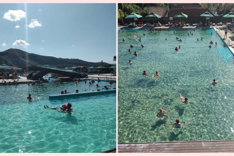 ”Marea” de la Praid, ștrandul unic în România, care atrage ca un magnet turiștii sătui de fițele de pe Litoral - Galerie FOTO