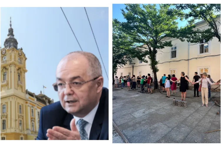 Boc, la dezbaterea privind soarta copacilor de pe strada Universității: ”Nu construim orașe în deșert / Punem bazele Clujului de peste 50 de ani!”