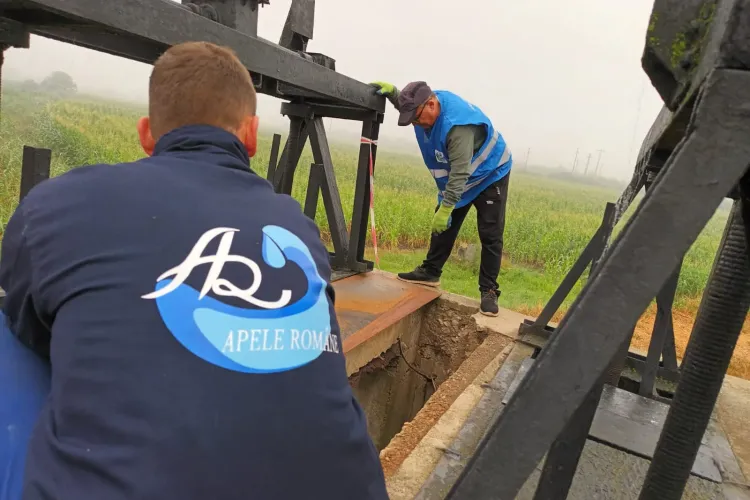 A fost furată o piesă din mecanismul de funcționare la stavila de pe Canalul Morii din Gherla: „A fost vandalizată”