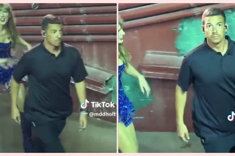 Imagini virale cu bodyguardul lui Taylor Swift, artista deceniului - VIDEO