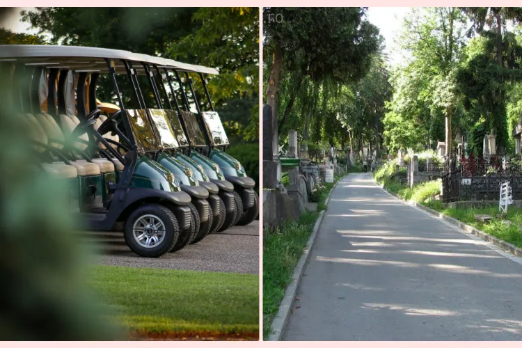 Un clujean cere mașini de golf în cimitirele din oraș