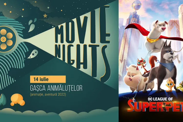 Fashion sustenabil și film în Iulius Parc: târgul caritabil de haine CATRAFU – SALE și o seară cu supereroii „DC League of Super-Pets”